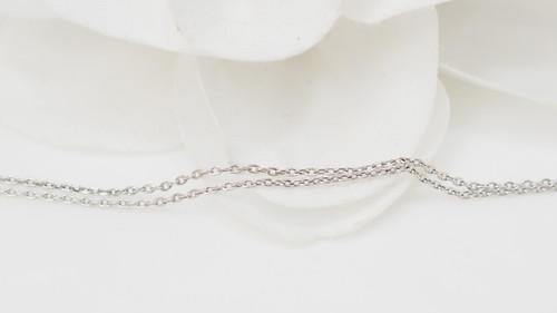 Collana in oro bianco e perle di Tahiti