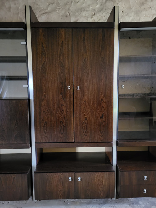 Biblioteca / abitazione. fine anni '70 Roche Bobois Attrib. Michel Ducaroy.