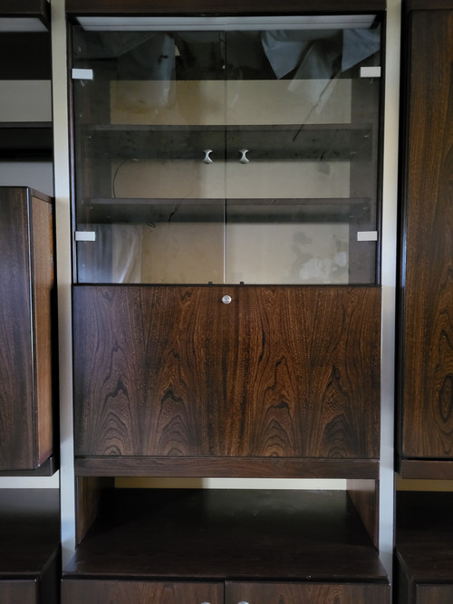 Biblioteca / abitazione. fine anni '70 Roche Bobois Attrib. Michel Ducaroy.