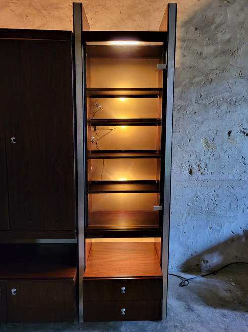 Biblioteca / abitazione. fine anni '70 Roche Bobois Attrib. Michel Ducaroy.