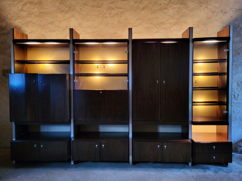 Biblioteca / abitazione. fine anni '70 Roche Bobois Attrib. Michel Ducaroy.