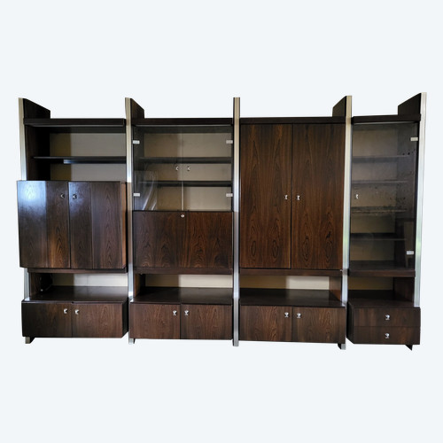 Biblioteca / abitazione. fine anni '70 Roche Bobois Attrib. Michel Ducaroy.