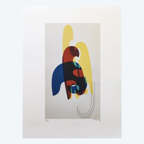 1970 Original Gorgeous Man Ray "Shadows" Limited Edition Lithograph