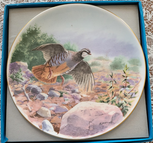 Set of 12 game and feather hunting plates