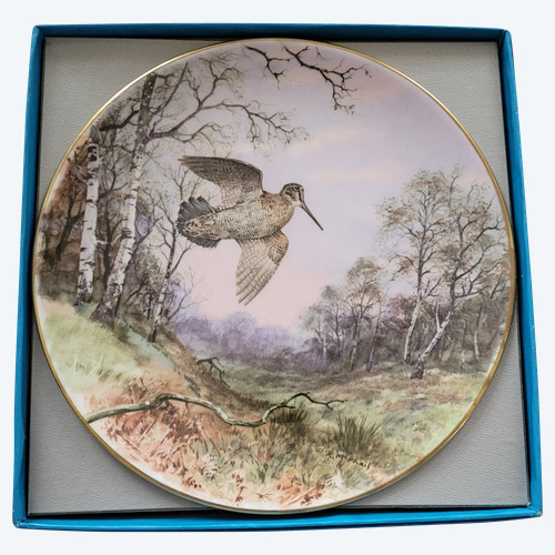 Set of 12 game and feather hunting plates