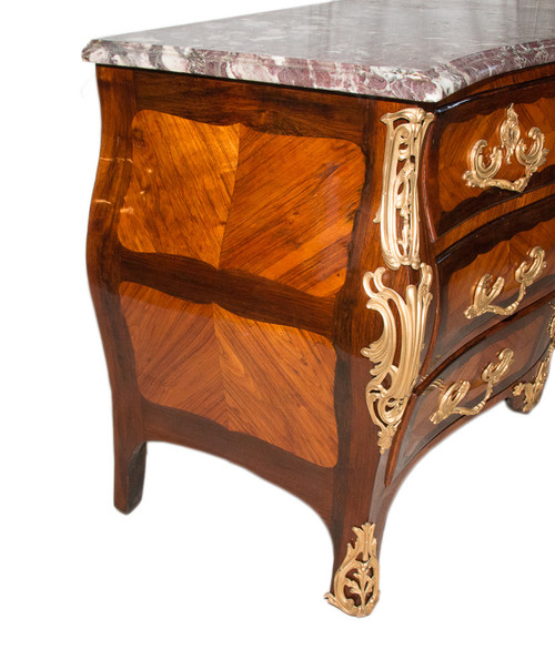 Commode D’époque Louis XV Estampillée L. Boudin 