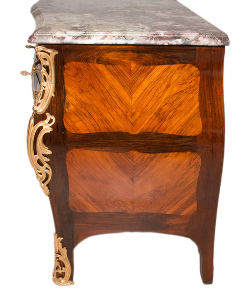 Commode D’époque Louis XV Estampillée L. Boudin 