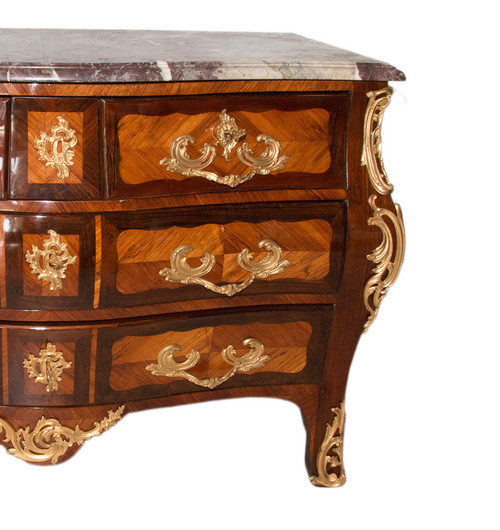 Commode D’époque Louis XV Estampillée L. Boudin 
