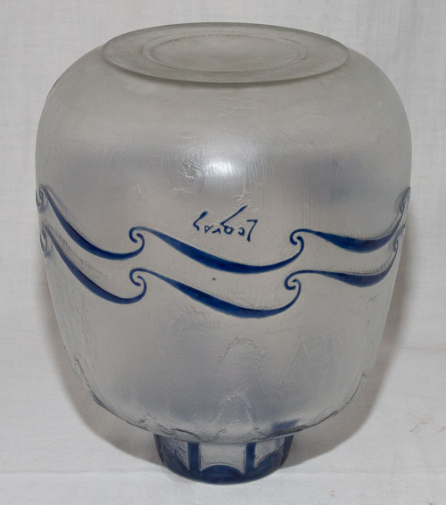 Vase Signed Legras Art Deco period