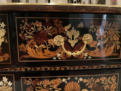 Commode d'époque Louis XIV dites "au jasmin" et  attribuée a PIERRE GOLE