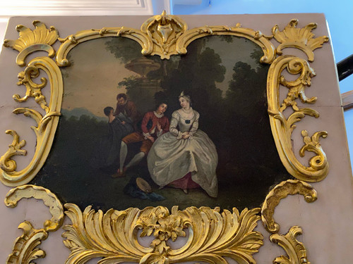 Large Louis XV overmantel