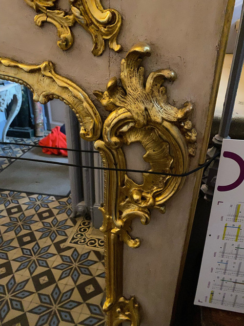 Large Louis XV overmantel