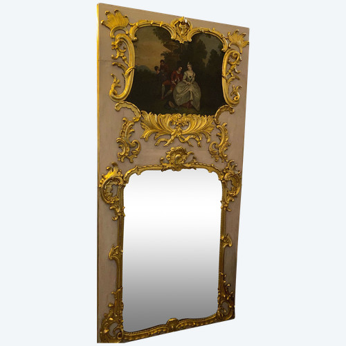 Large Louis XV overmantel