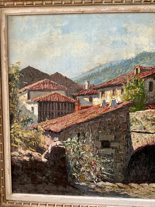 Table view of Village in the Basque Country