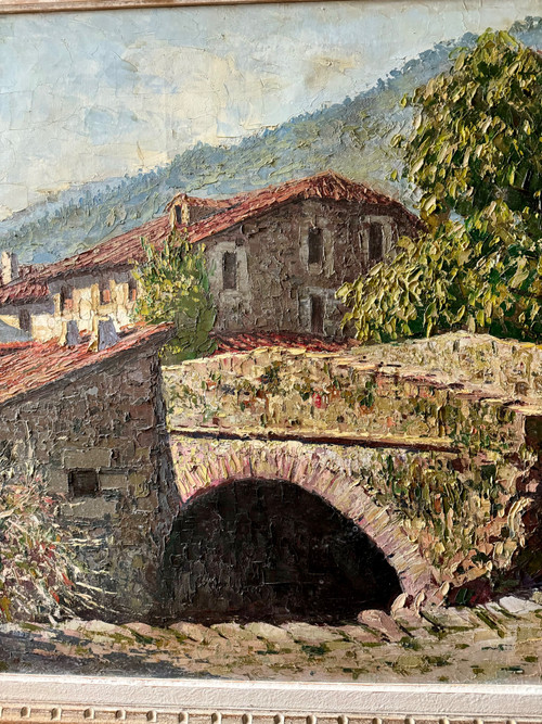 Table view of Village in the Basque Country