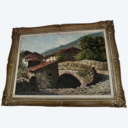 Table view of Village in the Basque Country
