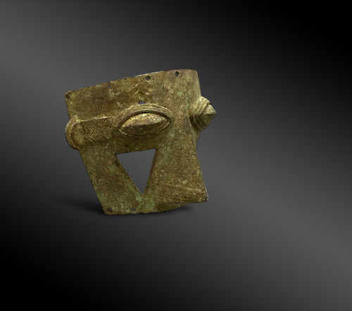 FACE HALF-MASK Probably Kuba culture, Zaire First half of the 20th century