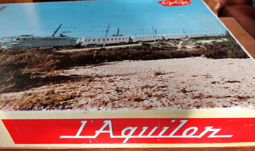 GéGé coffret train électrique L'aquilon  HO SNCF vintage
