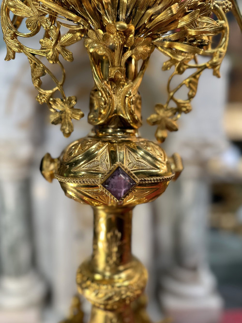 Ostensorio monumentale - Orafi Jamain e Chevron - XIX secolo