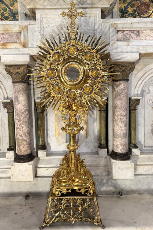 Ostensorio monumentale - Orafi Jamain e Chevron - XIX secolo