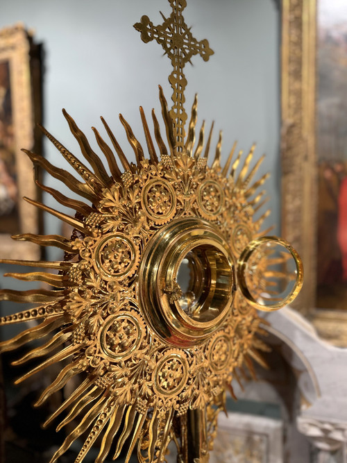 Ostensorio monumentale - Orafi Jamain e Chevron - XIX secolo