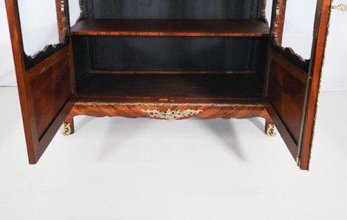 Violet wood display case, Napoleon III period
