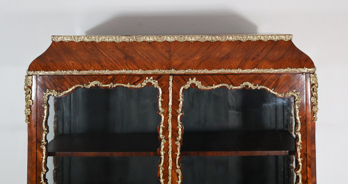 Violet wood display case, Napoleon III period