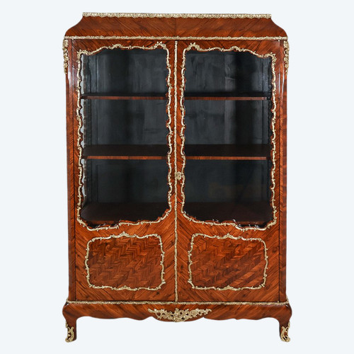 Violet wood display case, Napoleon III period