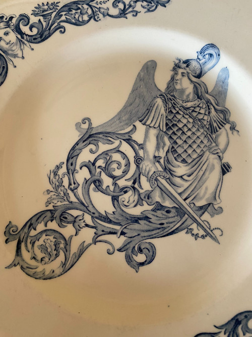 Clairefontaine earthenware plates.