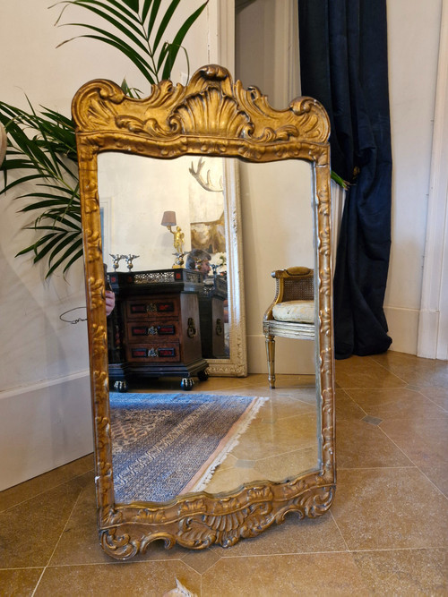 Miroir en bois Doré 