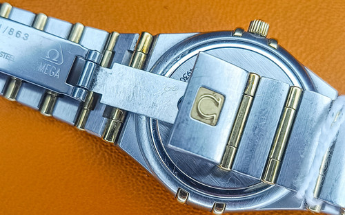 OMEGA, Constellation Gold & Stahl, 28 mm