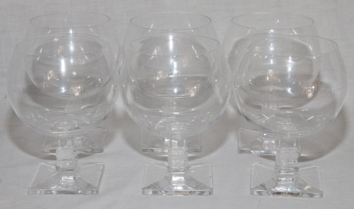  Série De 6 Verres En Cristal Modèle Argos De Lalique 