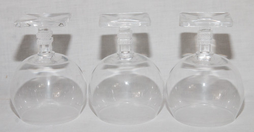  Série De 6 Verres En Cristal Modèle Argos De Lalique 