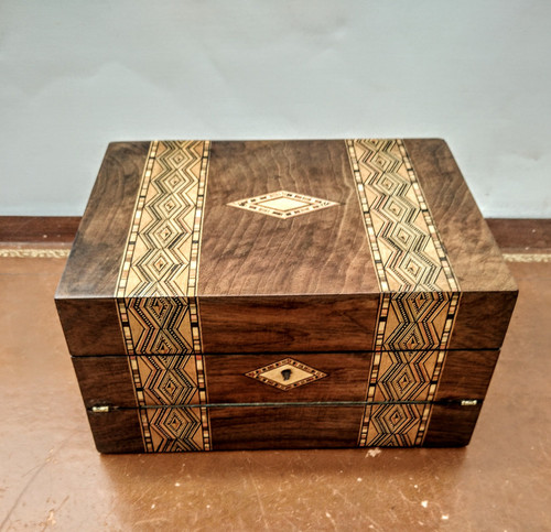 Jewelry box and writing case 