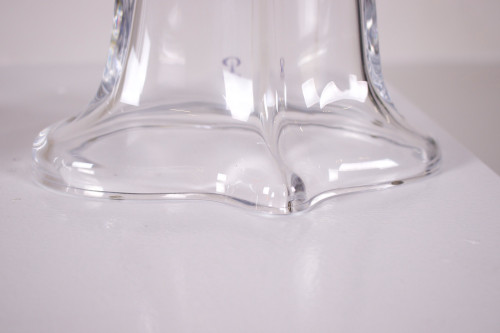 Floor lamps in transparent half crystal.