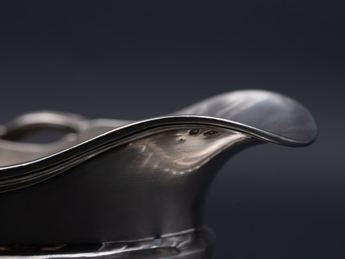 Saucière en argent massif, fin XIXe / début XXe siècle
