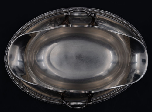 Saucière en argent massif, fin XIXe / début XXe siècle