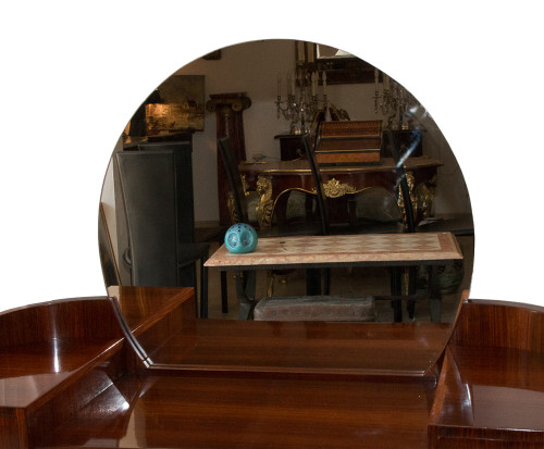 Coiffeuse Et Son Pouf époque Art Déco 