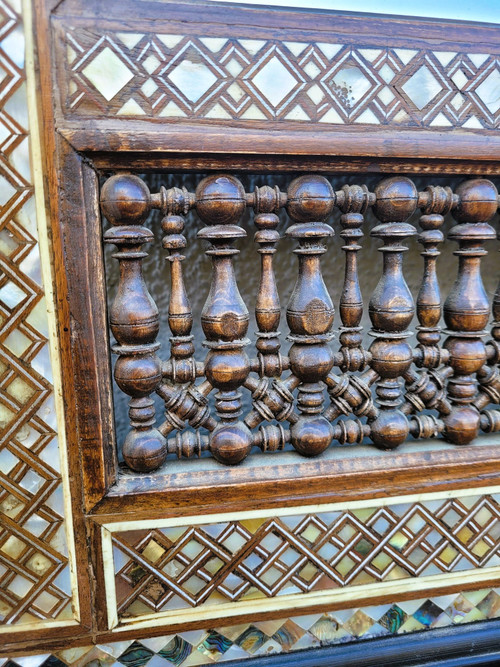 G Parvis, Console + Miroir, école De Madrassa, XIXème Siècle