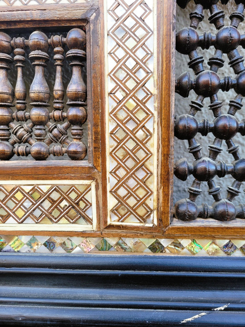 G Parvis, Console + Miroir, école De Madrassa, XIXème Siècle