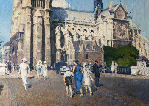 Oil on canvas by Jean Franck BAUDOIN