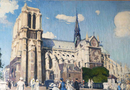 Oil on canvas by Jean Franck BAUDOIN