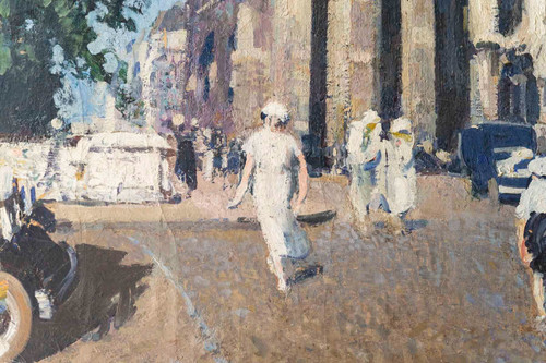 Oil on canvas by Jean Franck BAUDOIN