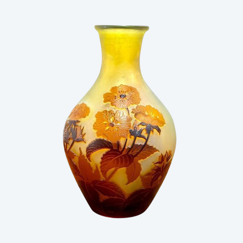 Emile Gallé Vase „Blumendekor“