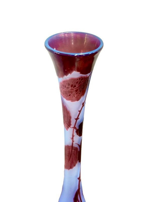 D'argental Soliflore Vase „Aux Roses“