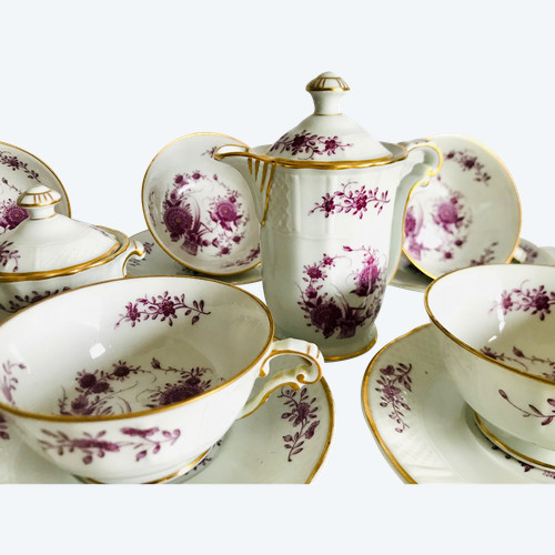 Teeservice aus Porzellan von Bernardaud et Cie Limoges 