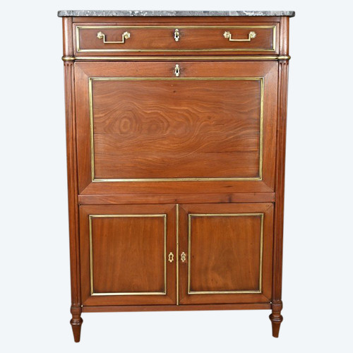 Mahogany Secretary, Louis XVI period – Late 18th century