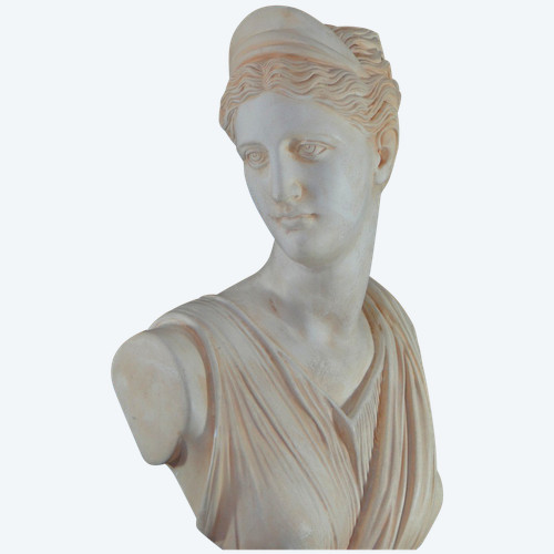 Frankreich, 1950er/1960er Jahre, Gipsbüste mit Darstellung der antiken griechischen Göttin Aphrodite.