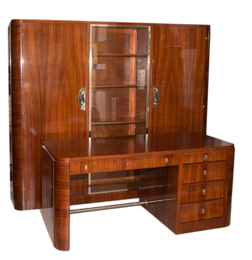 Bureau En Palissandre époque Art Déco Circa 1930