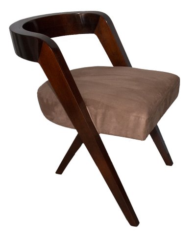 Schreibtisch aus Palisander im Art-Déco-Stil, ca. 1930